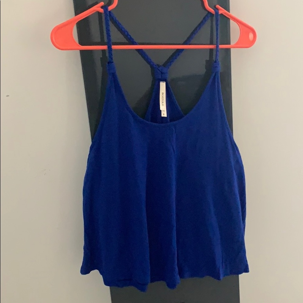 Blue Bozzolo tank top